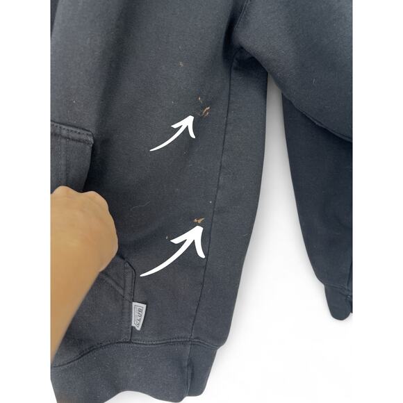 Pro Club Men's L Large Hoodie Sweatshirt Pullover Black Heavy - Picture 5 of 8